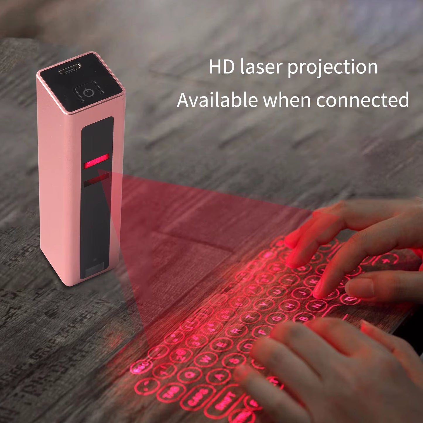 Portable Virtual Laser Wireless Keyboard Mini Bluetooth Handheld Projection Usb Charging Keypad for Android/Ios Computer PC