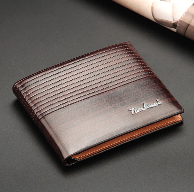 Men'S Bifold Leather Credit ID Card Holder Wallet Billfold Purse Clutch Billfold