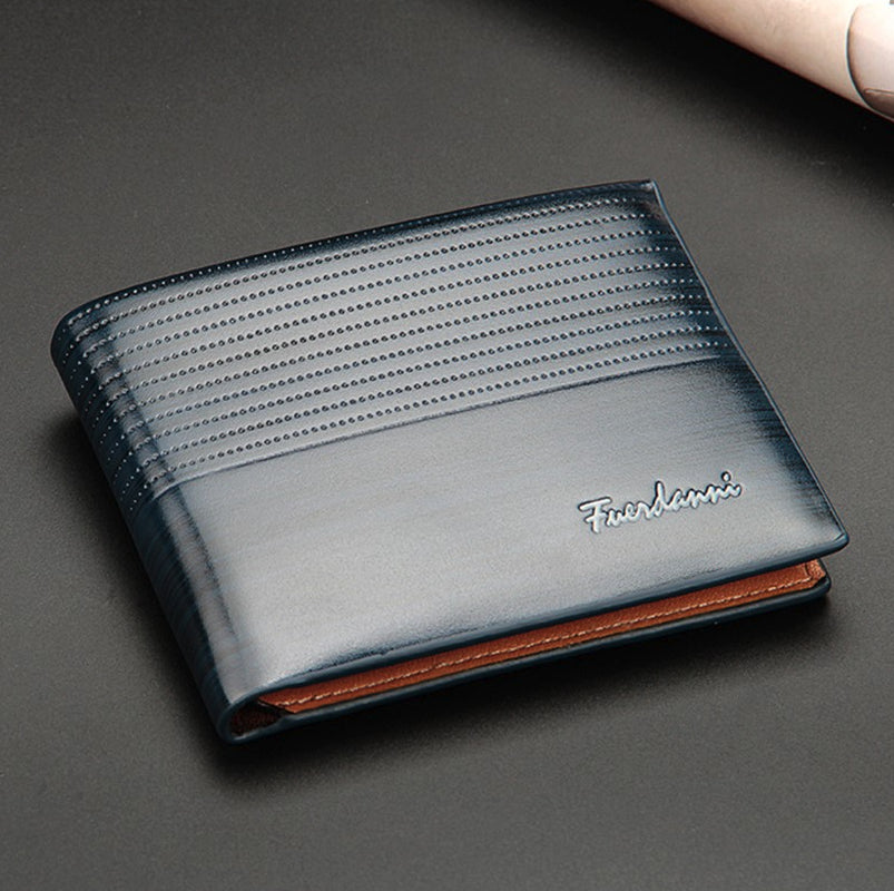 Men'S Bifold Leather Credit ID Card Holder Wallet Billfold Purse Clutch Billfold