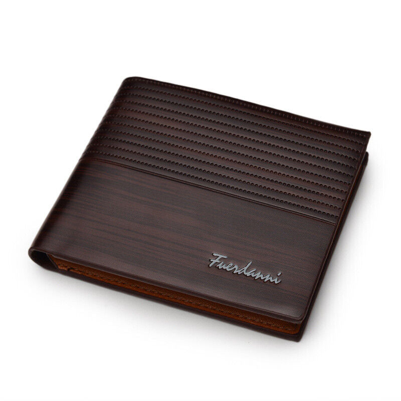 Men'S Bifold Leather Credit ID Card Holder Wallet Billfold Purse Clutch Billfold