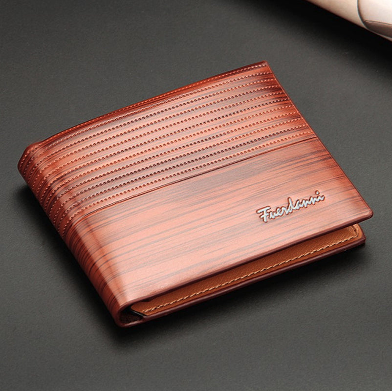 Men'S Bifold Leather Credit ID Card Holder Wallet Billfold Purse Clutch Billfold